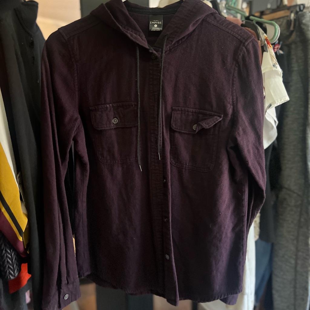 Size Small Hooded Shirt